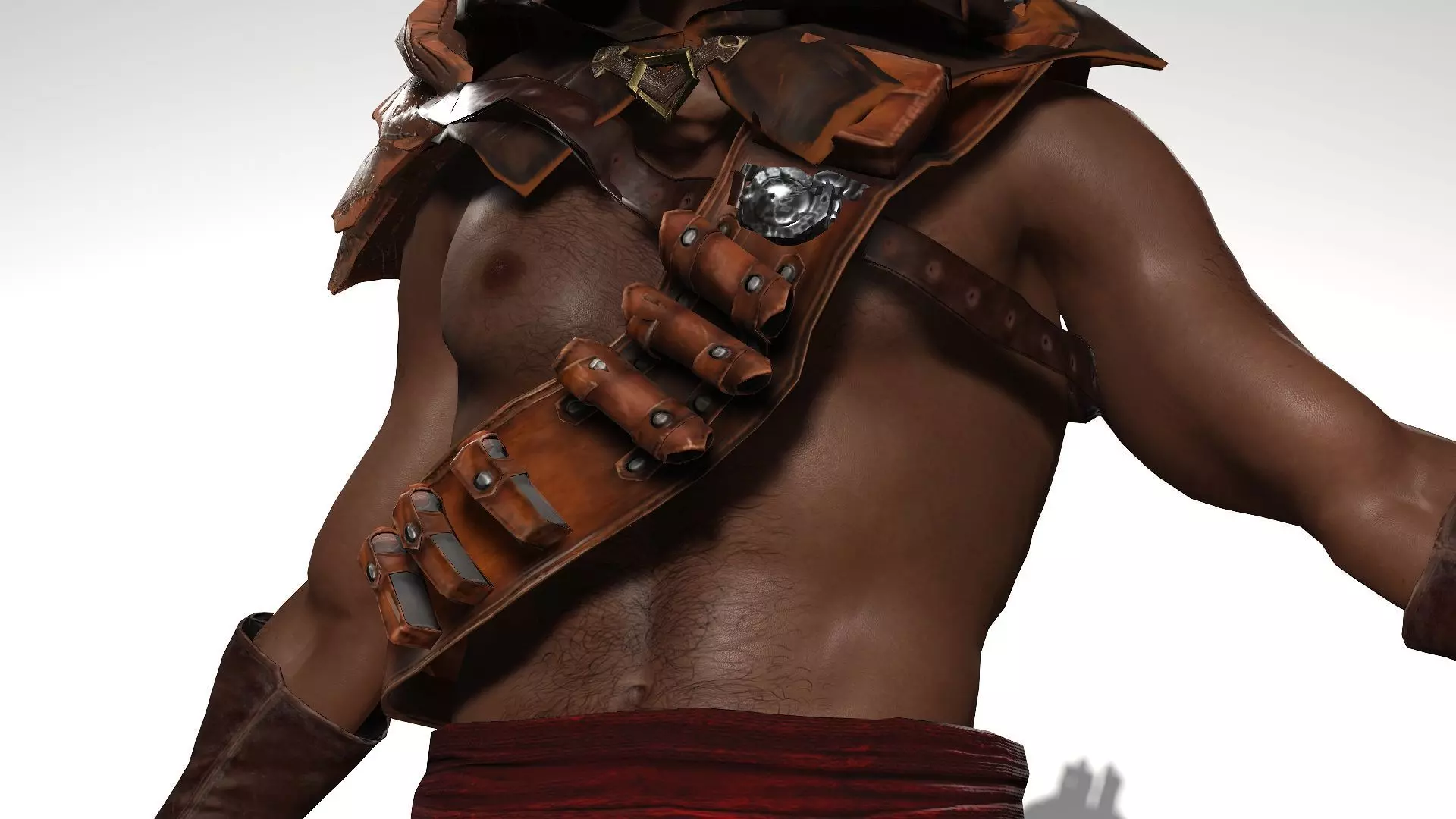 Bandit Assassin Low-poly 3D model_3