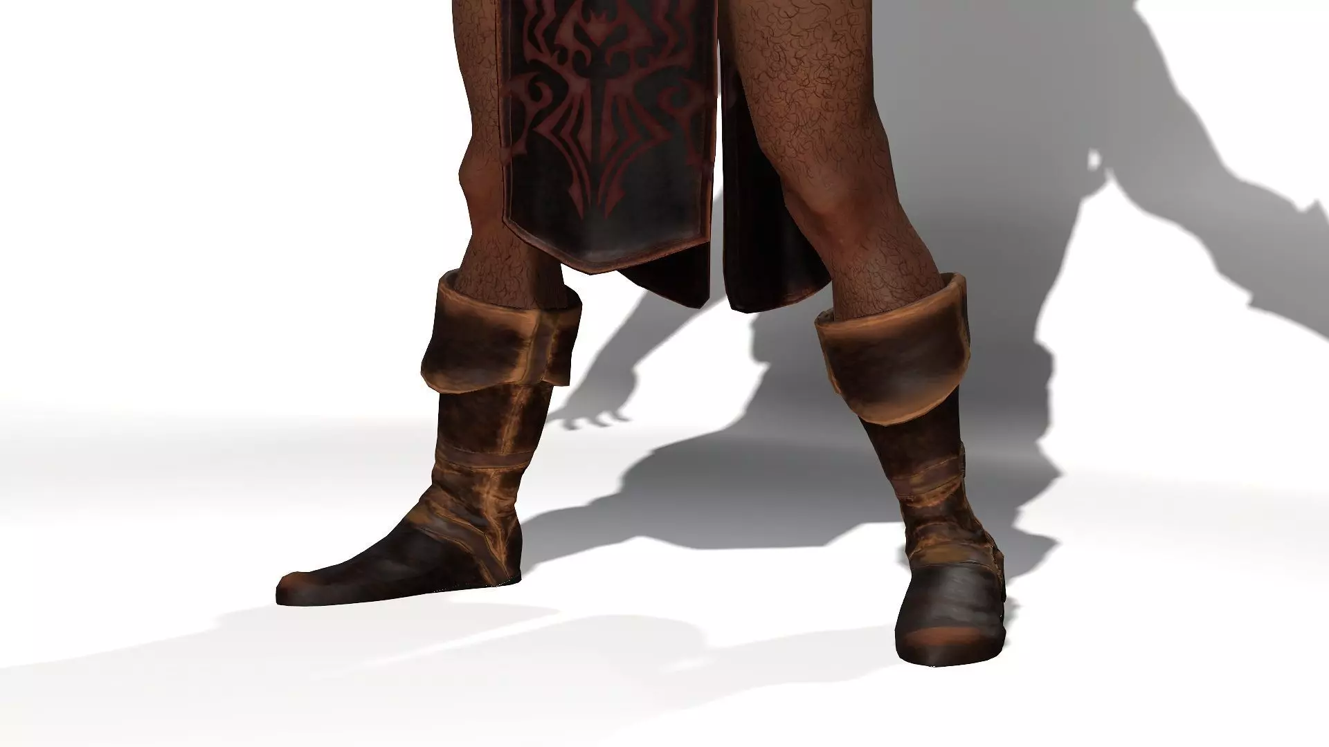 Bandit Assassin Low-poly 3D model_5