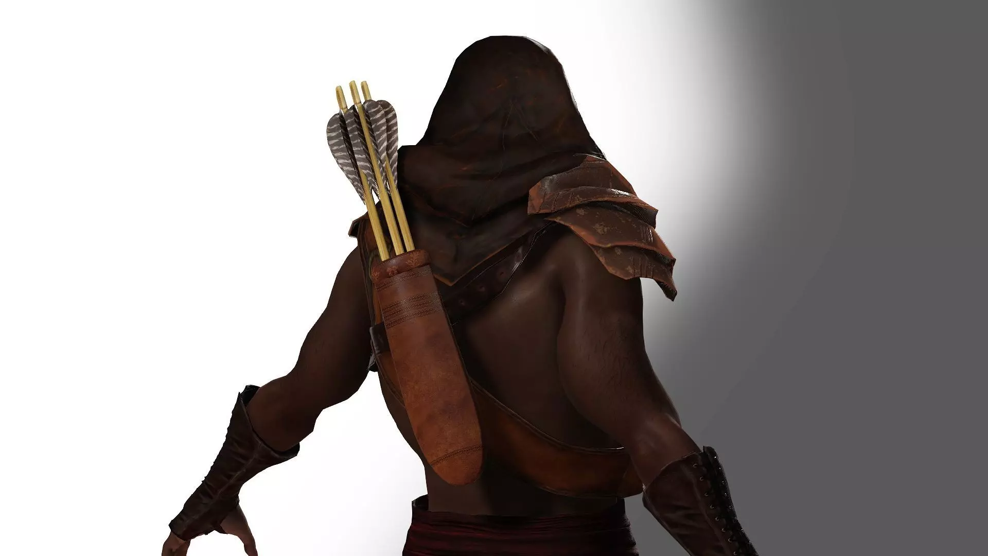 Bandit Assassin Low-poly 3D model_6