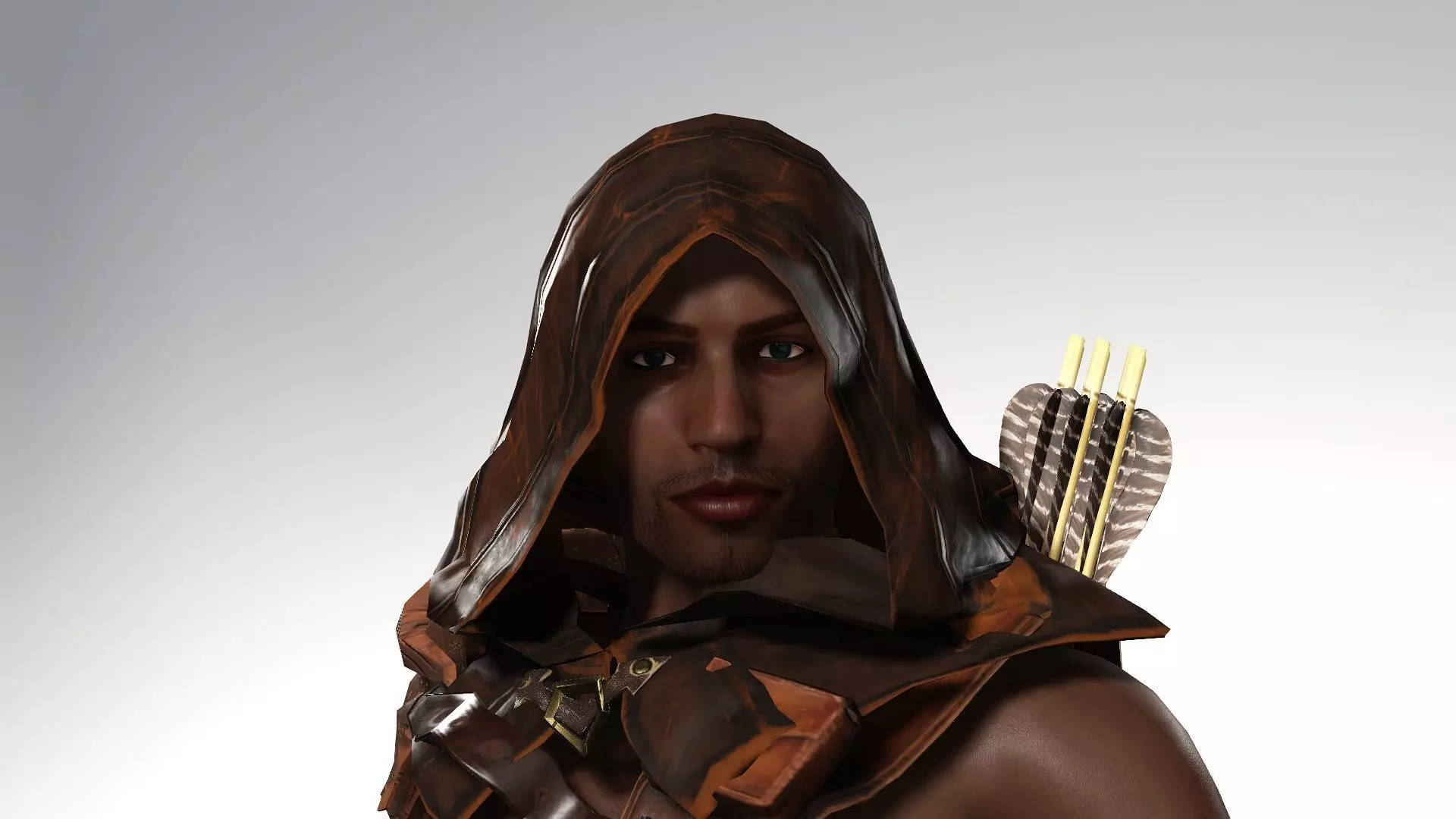 Bandit Assassin Low-poly 3D model_2