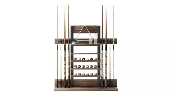 Billiards cue stand