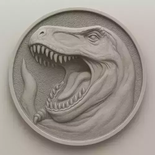 MMPR Tyrannosaurus coin