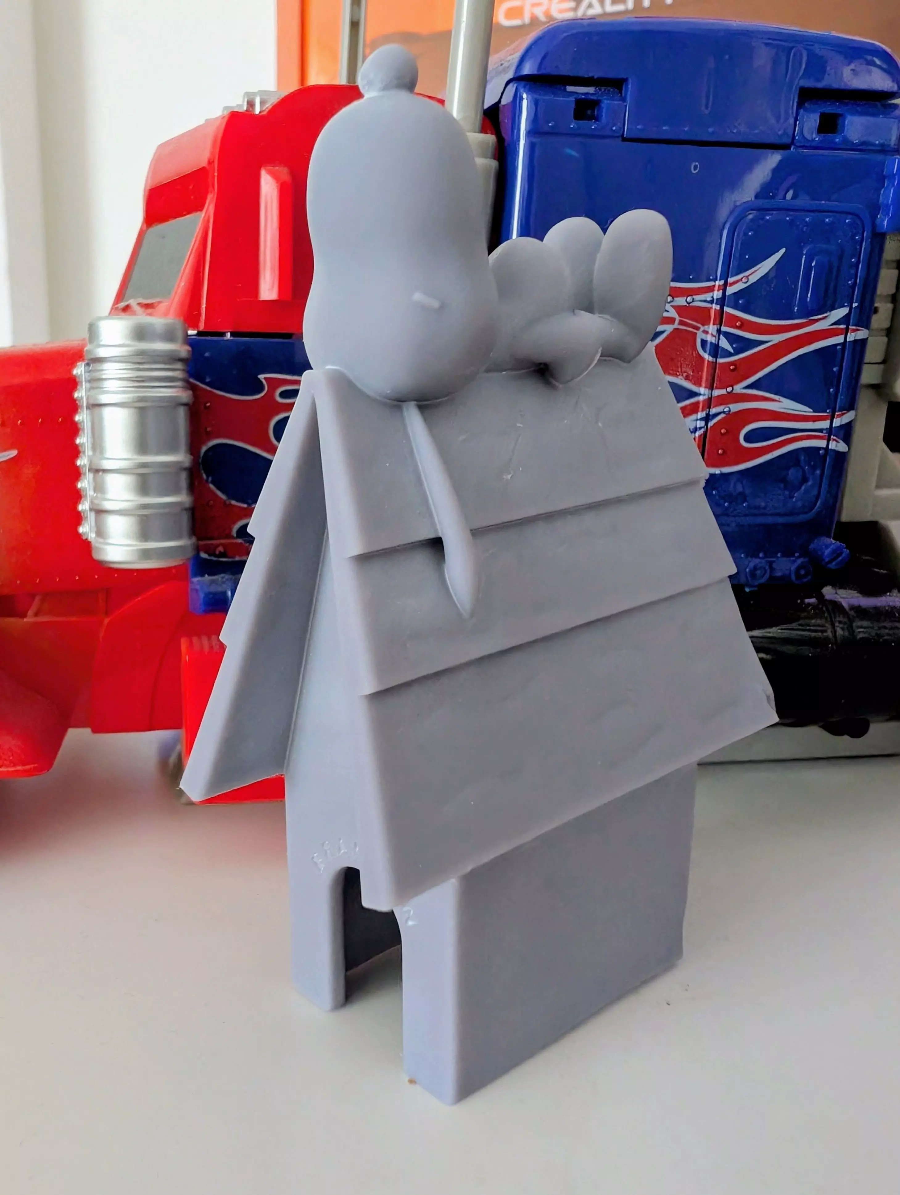 Snoopy and Dog House 3D print model_3