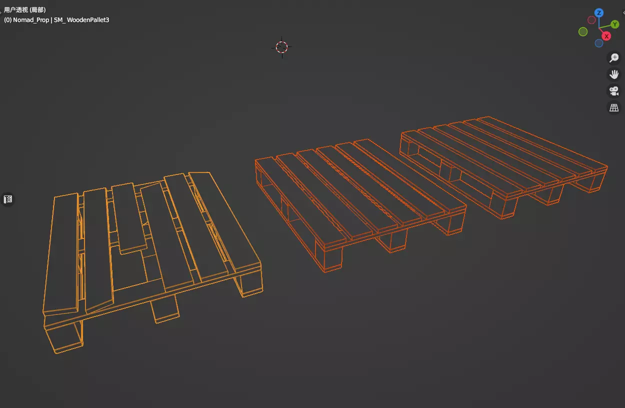 PBR-GrandPa Nomad-PostApocalyptic Truck Low-poly 3D model_32