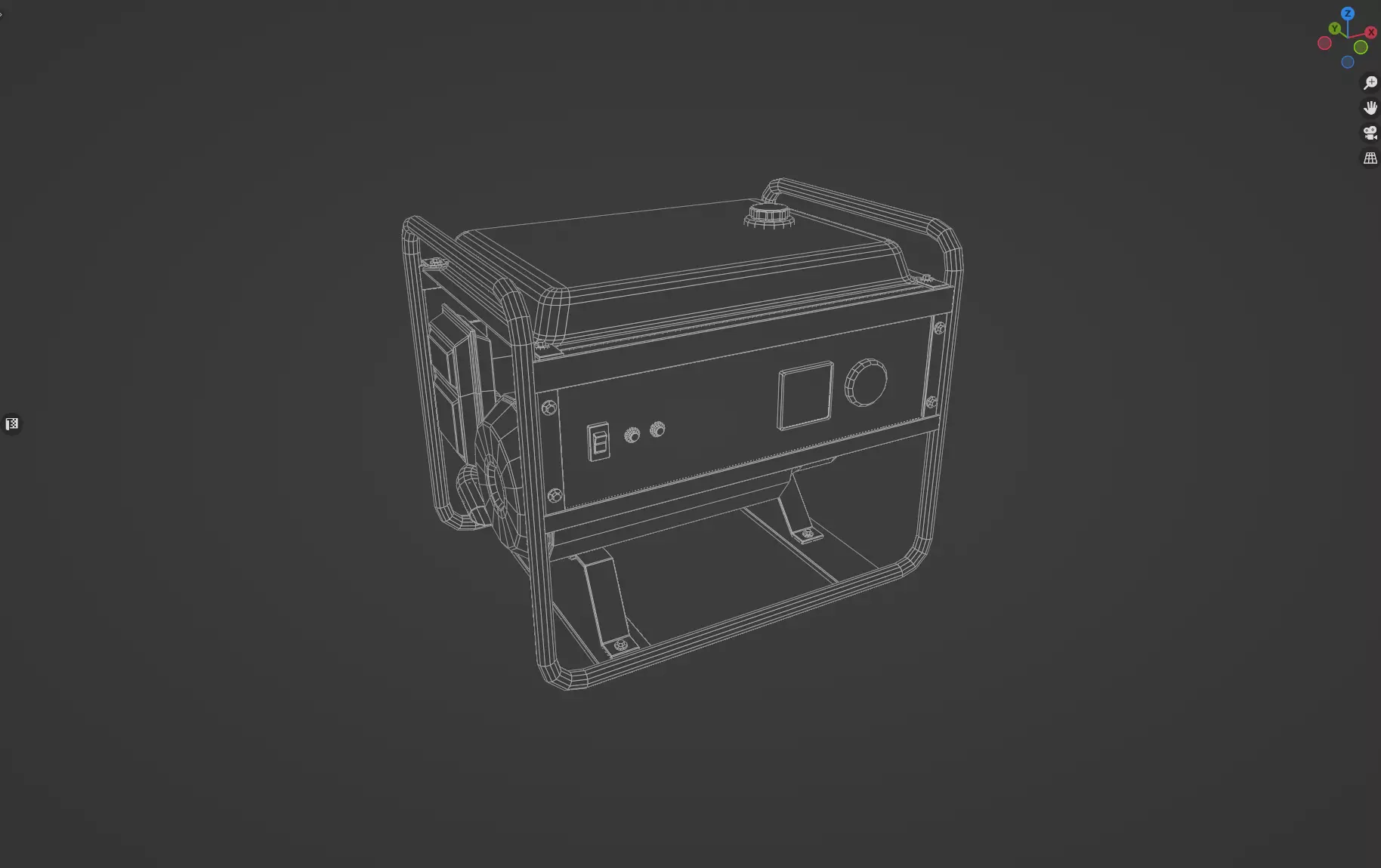 PBR-GrandPa Nomad-PostApocalyptic Truck Low-poly 3D model_34