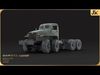 PBR-GrandPa Nomad-PostApocalyptic Truck Low-poly 3D model_1