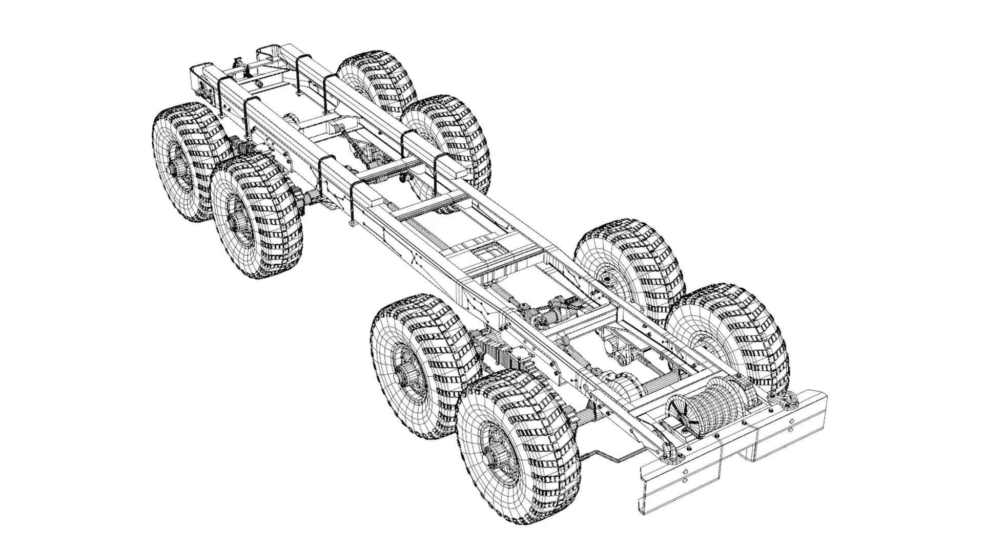 PBR-GrandPa Nomad-PostApocalyptic Truck Low-poly 3D model_38