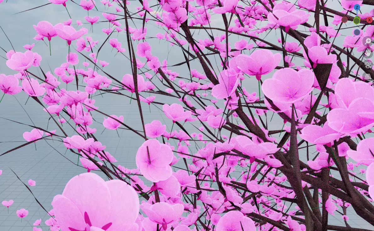 Cherry Blossom 1 Tree Free 3D model