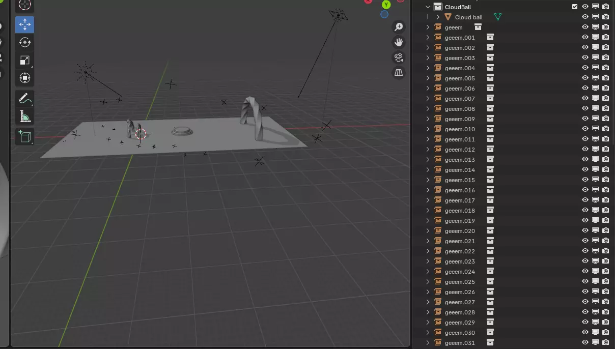 Dreamy Pink Portal  Stylized 3D Scene Blender FBX GLB  OBJ Low-poly 3D model_9