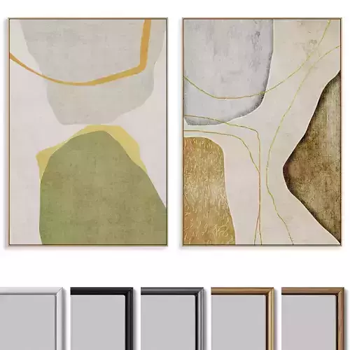 Abstract Painting Frame set