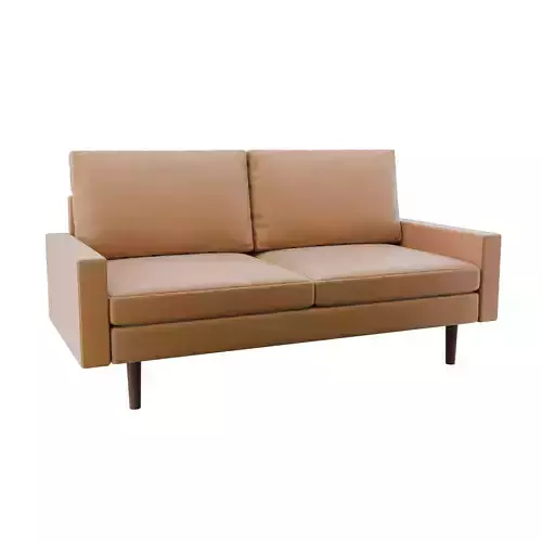 Modern 2-Seater Fabric Sofa
