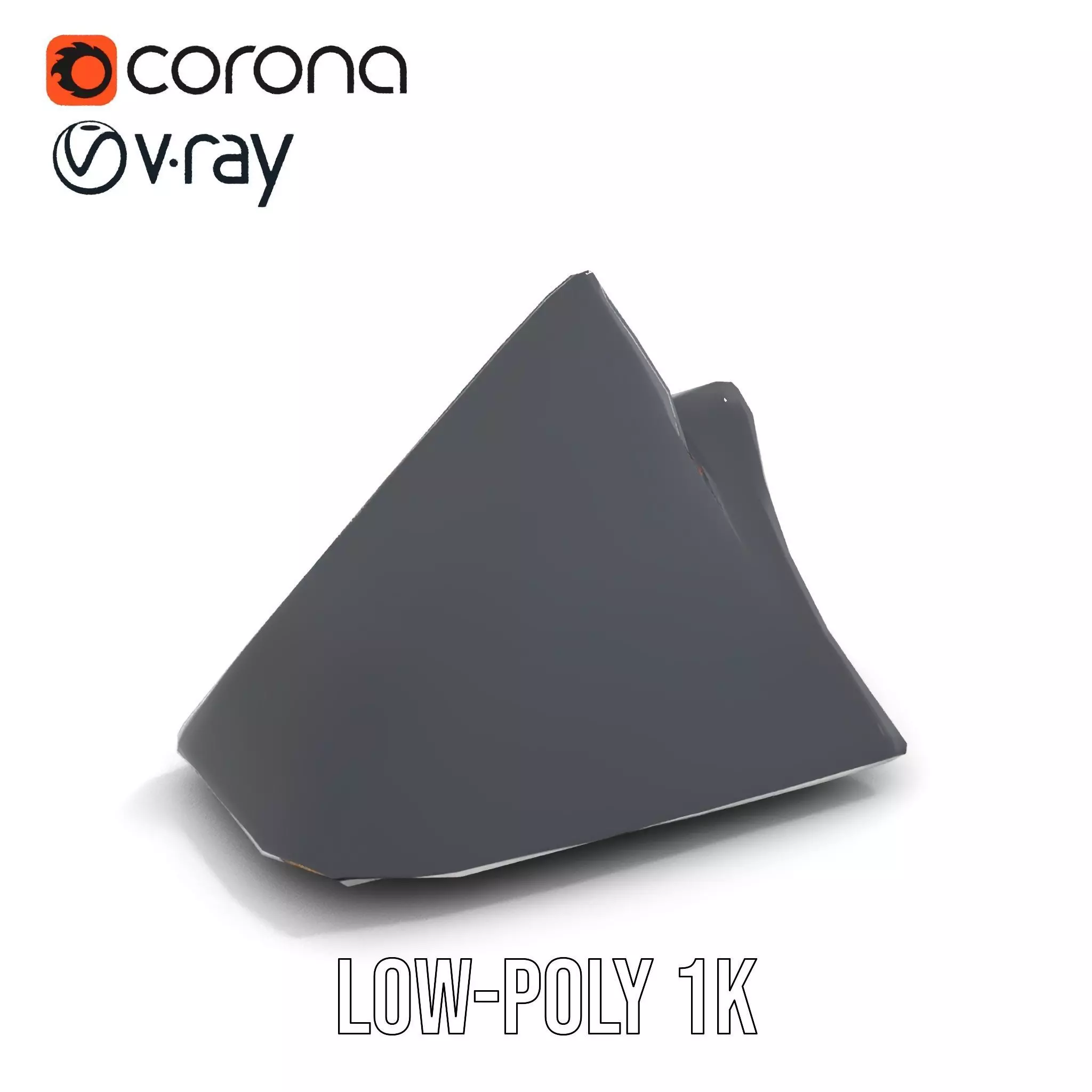 Futuristic Glass Building model pack Low-poly 3D model_12