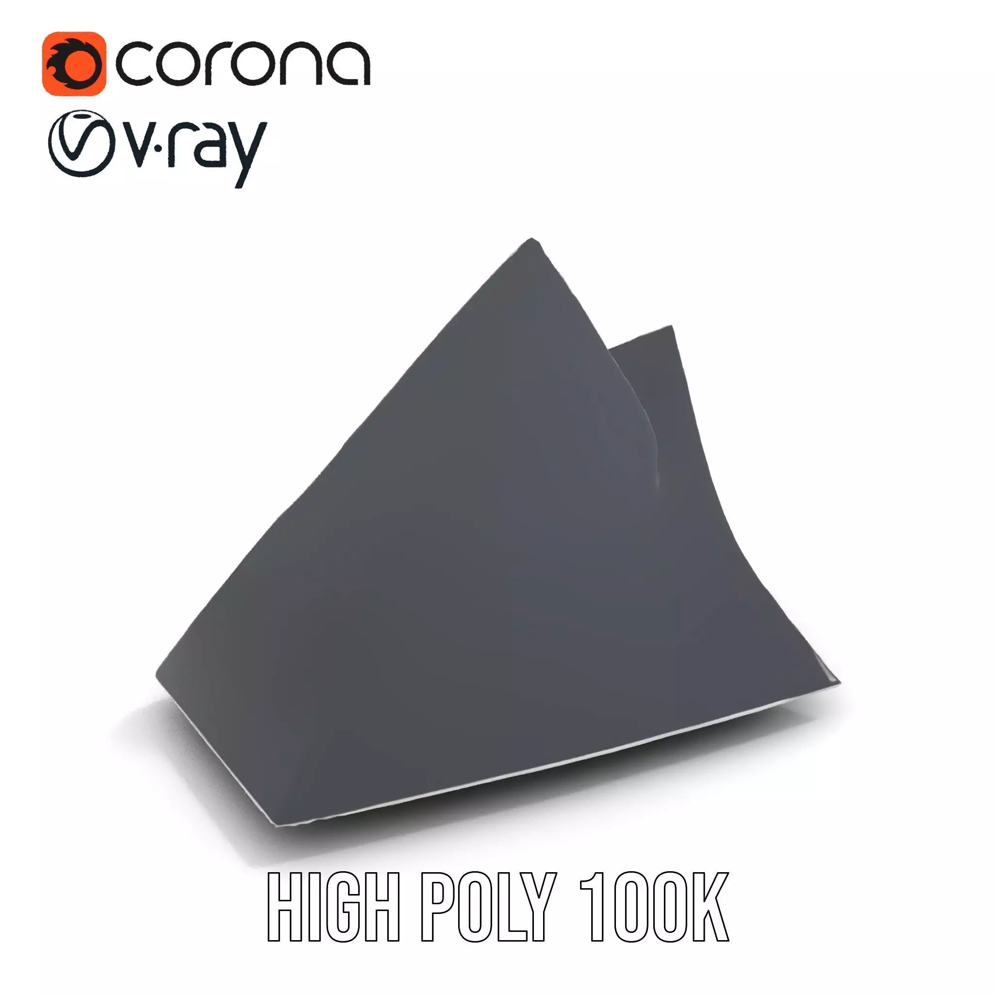 Futuristic Glass Building model pack Low-poly 3D model_23