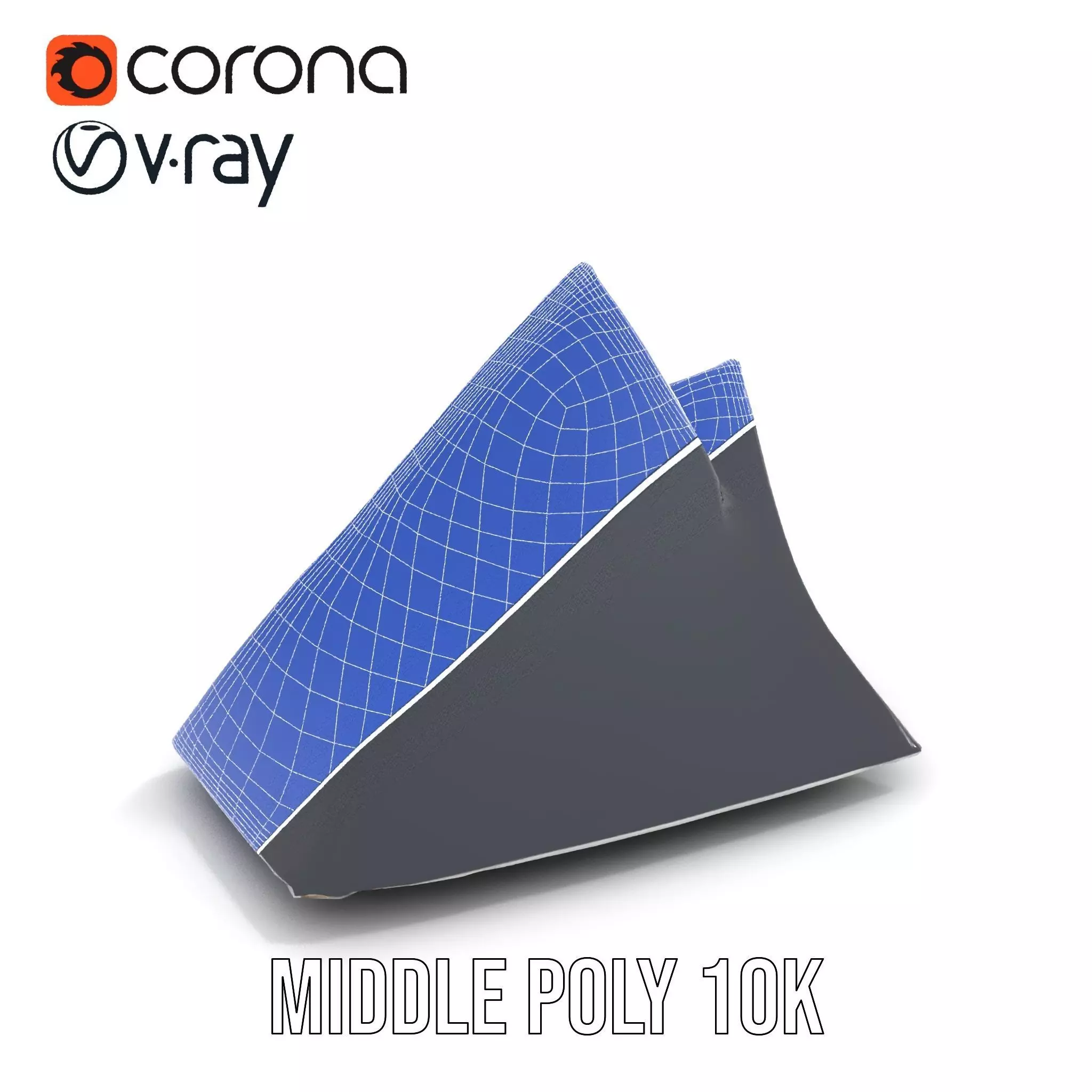 Futuristic Glass Building model pack Low-poly 3D model_13