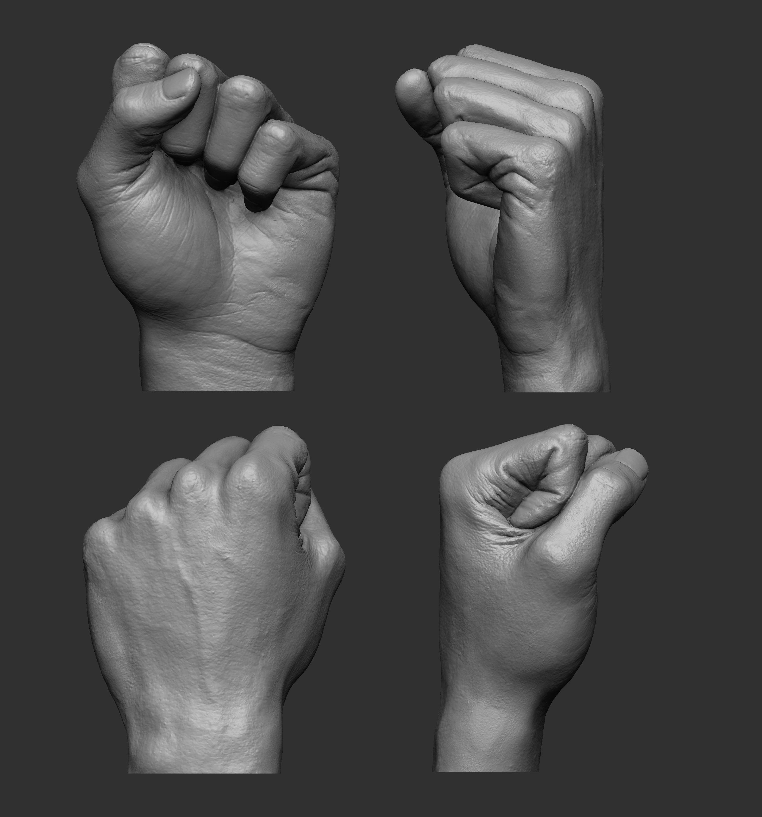 Fist printable 3D print model_1