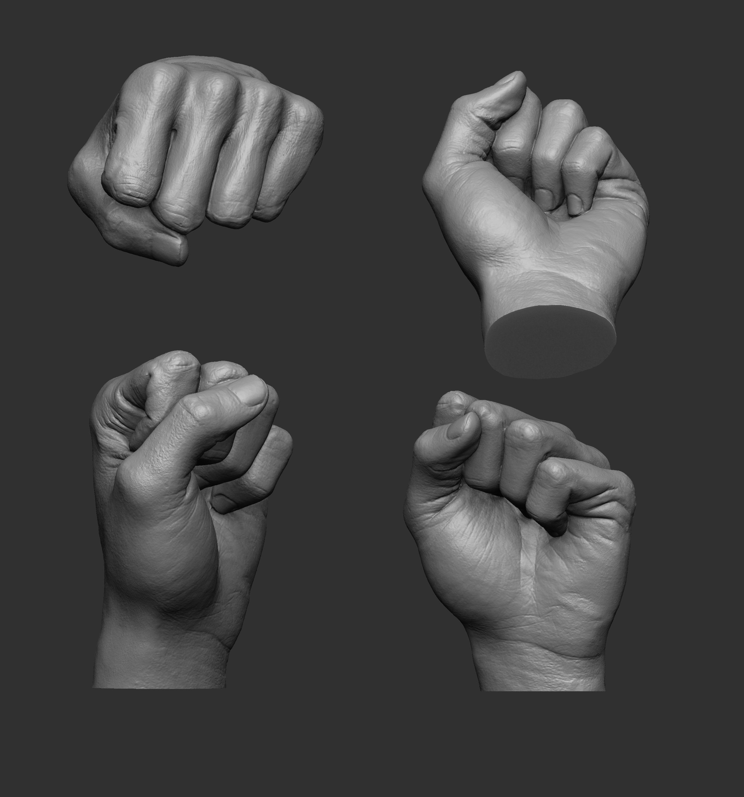 Fist printable 3D print model_2