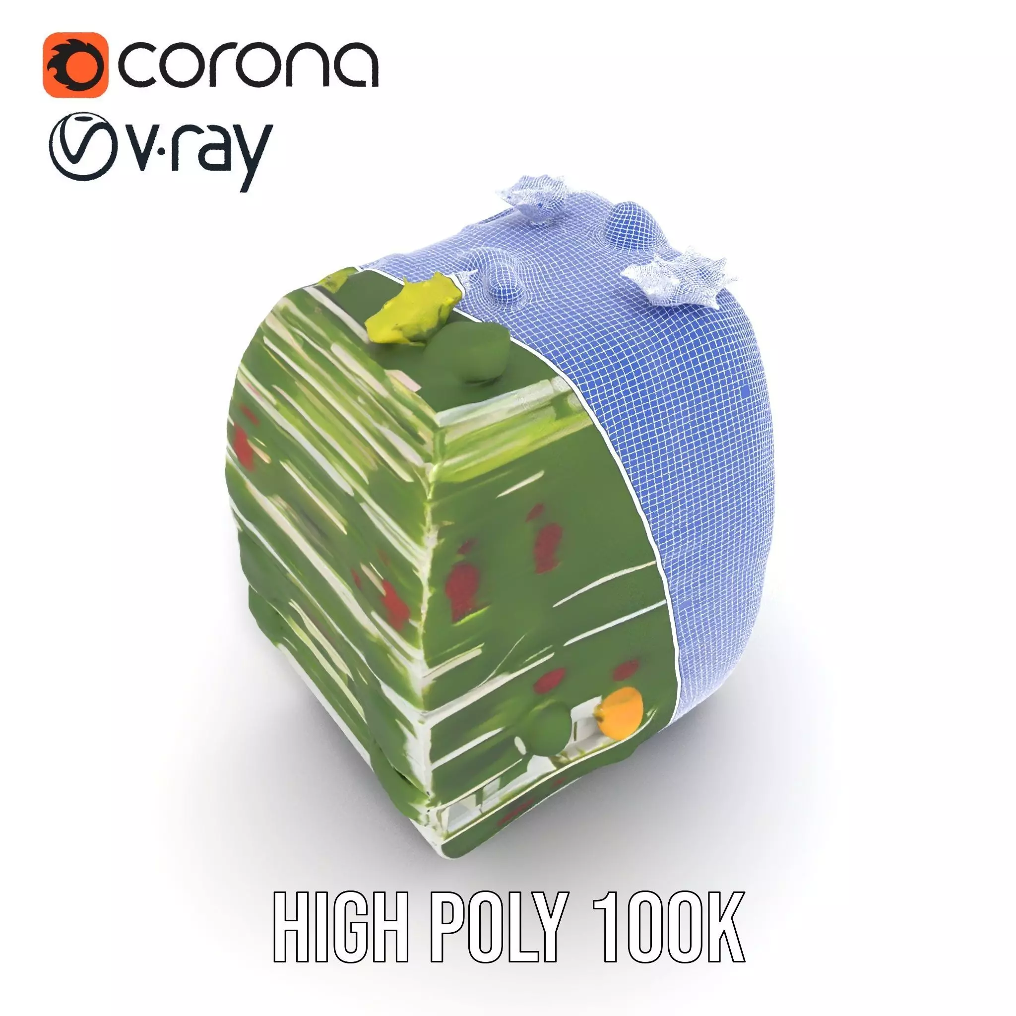 Floral Urban Oasis model pack Low-poly 3D model_29