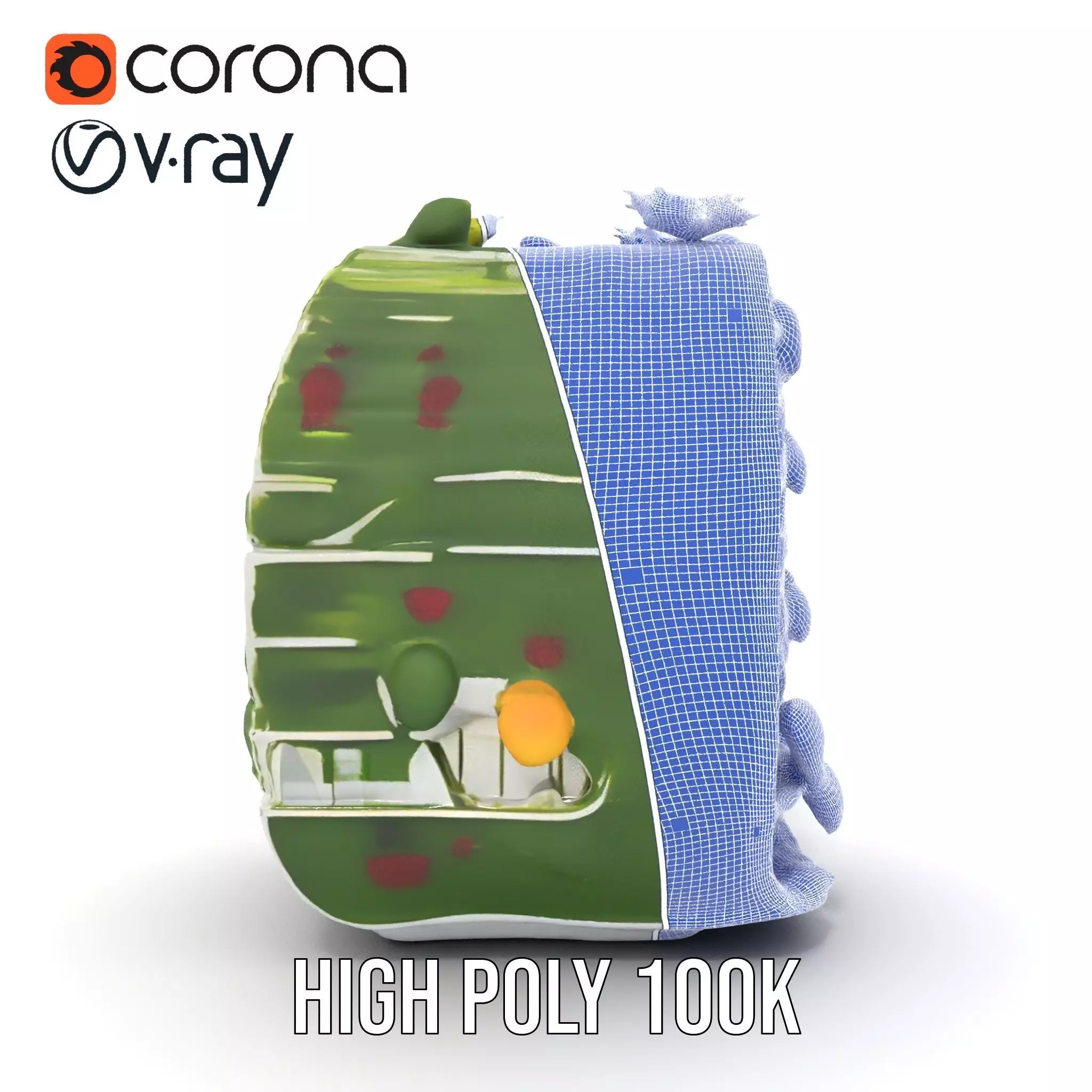 Floral Urban Oasis model pack Low-poly 3D model_32