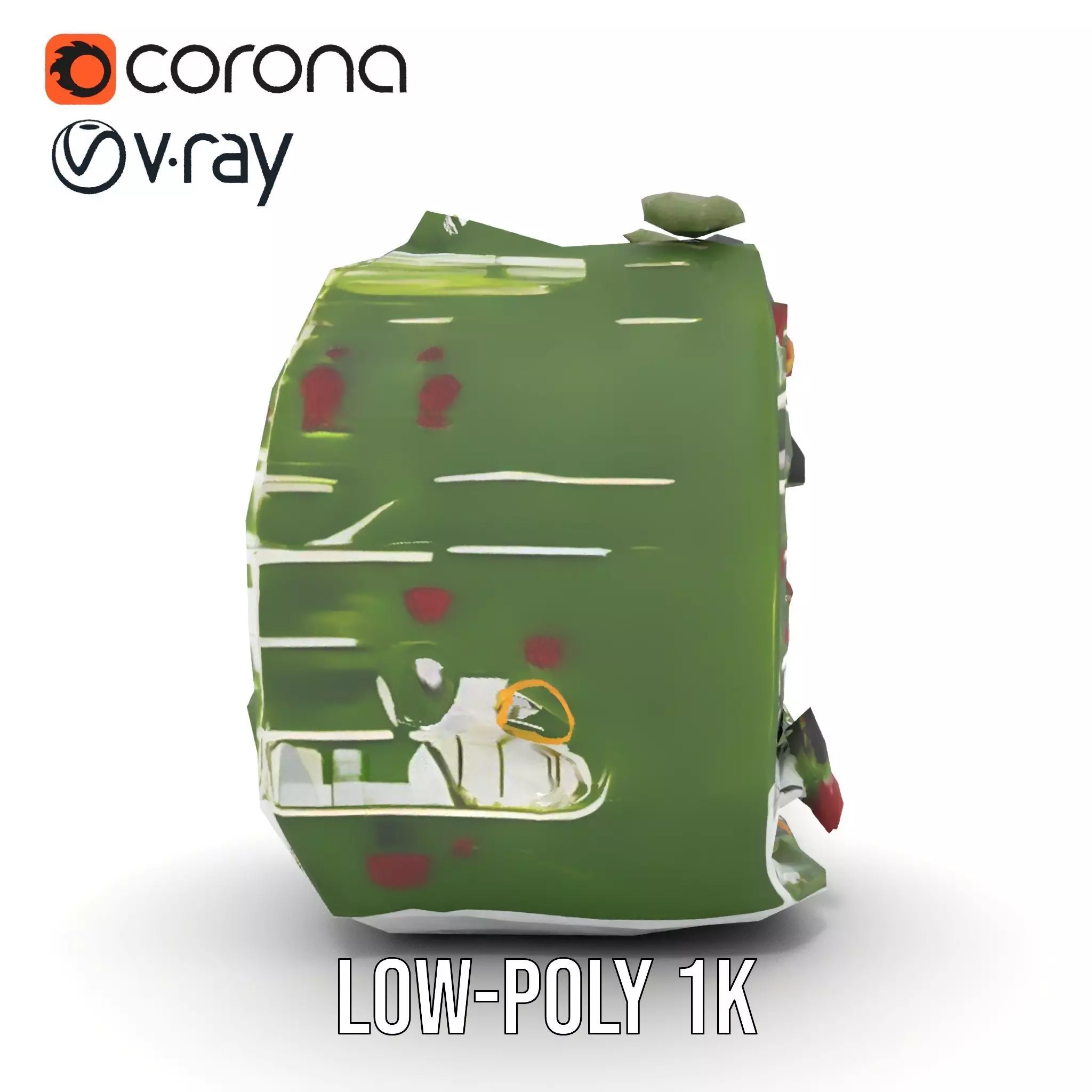 Floral Urban Oasis model pack Low-poly 3D model_11