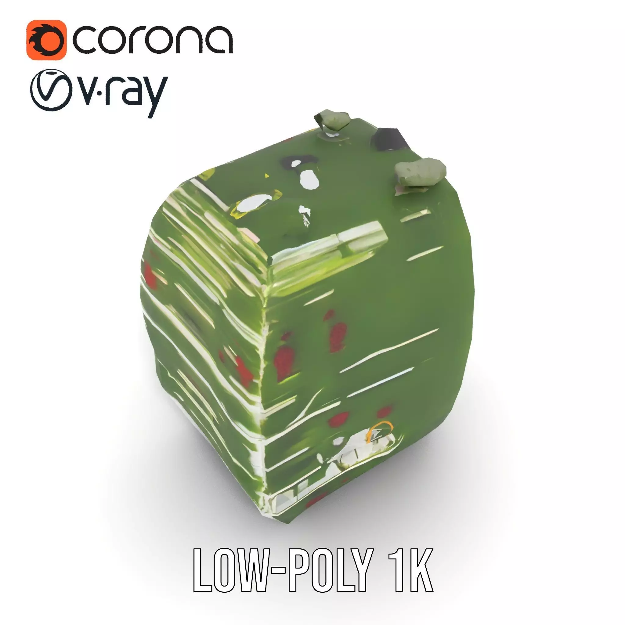 Floral Urban Oasis model pack Low-poly 3D model_8