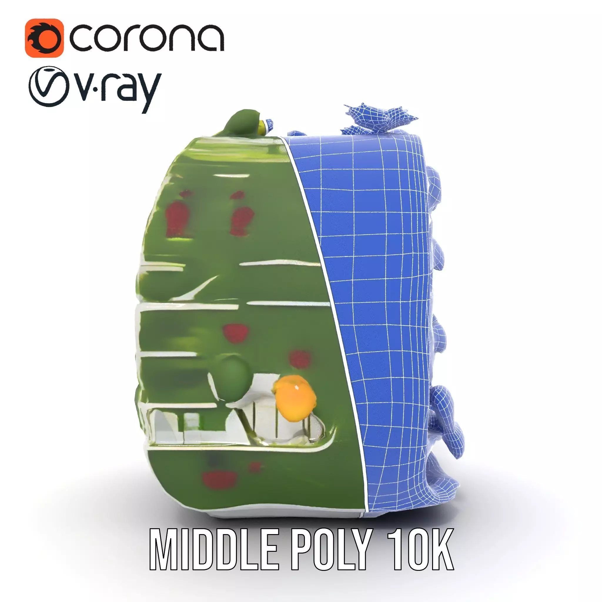 Floral Urban Oasis model pack Low-poly 3D model_18