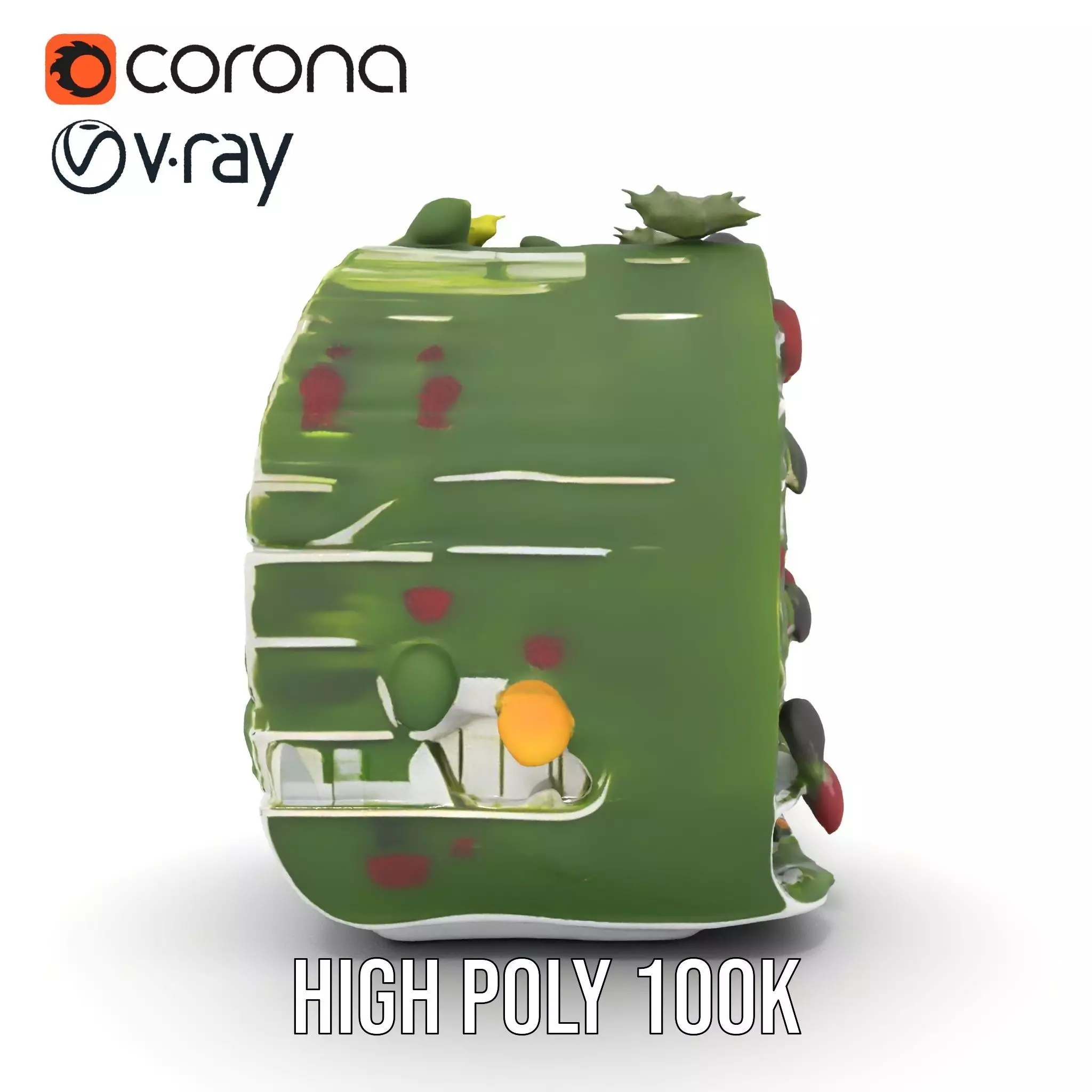 Floral Urban Oasis model pack Low-poly 3D model_34