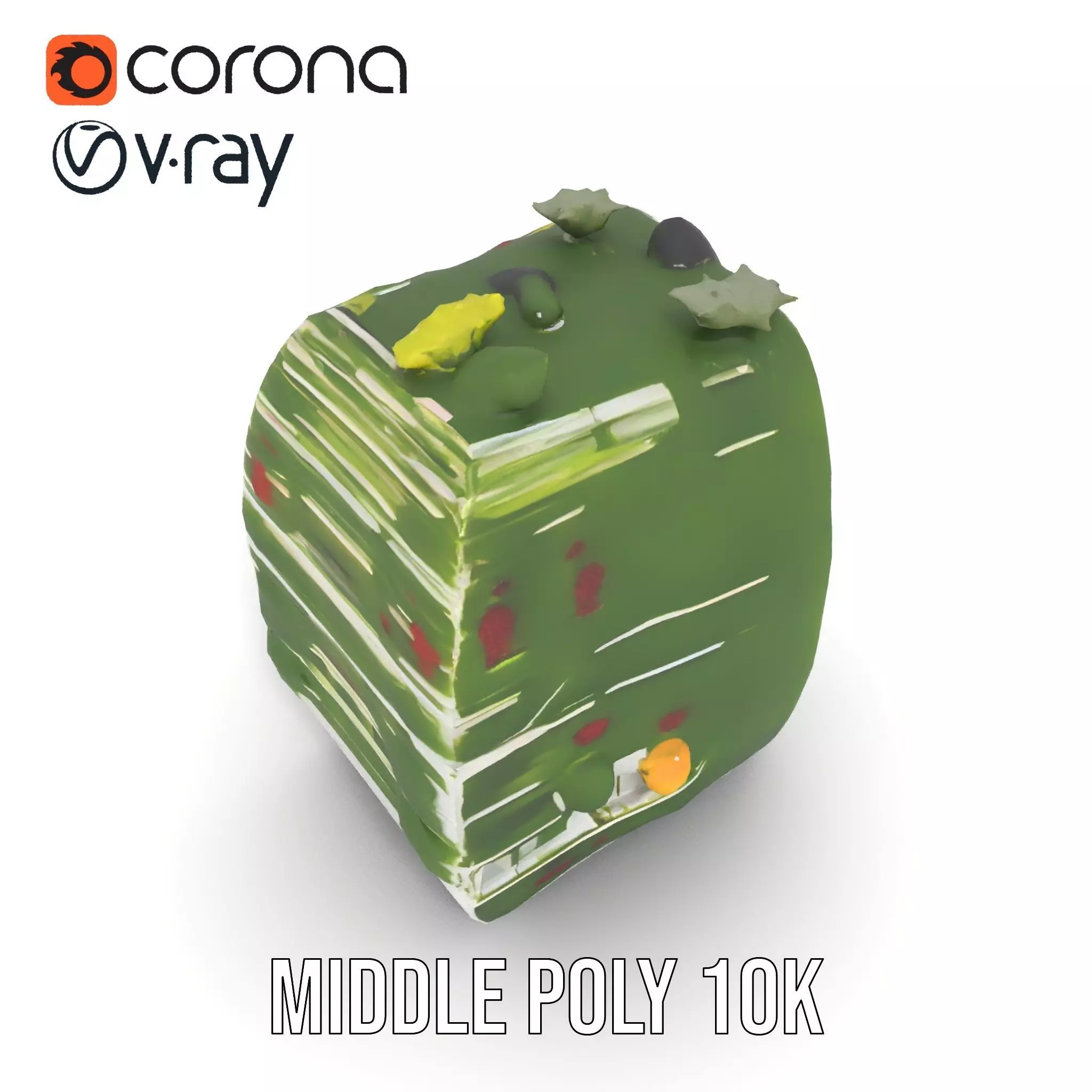 Floral Urban Oasis model pack Low-poly 3D model_5