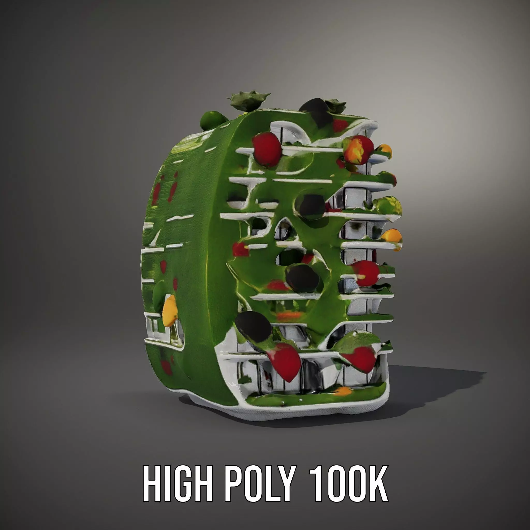 Floral Urban Oasis model pack Low-poly 3D model_12