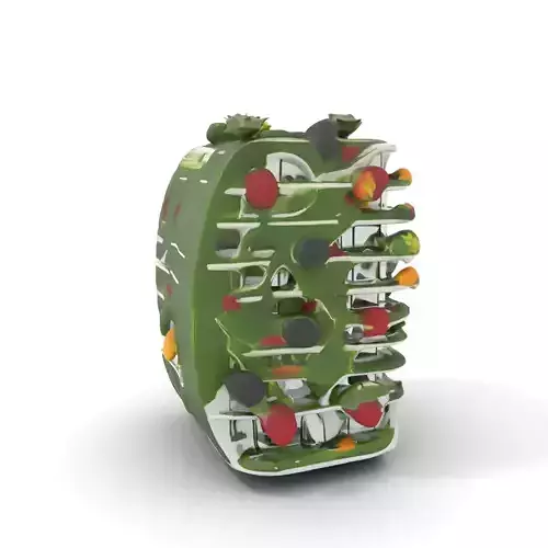 Floral Urban Oasis model pack Low-poly 3D model