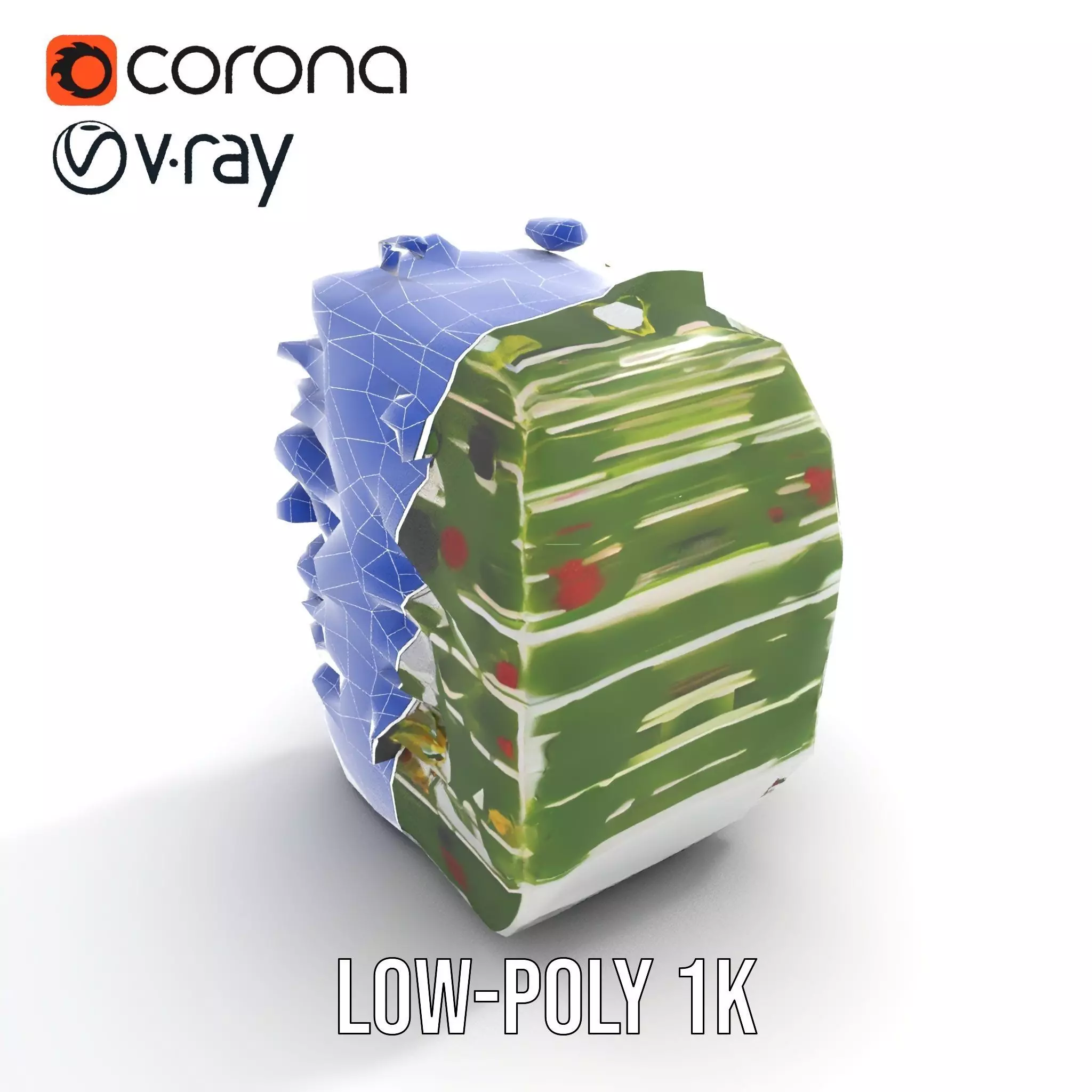 Floral Urban Oasis model pack Low-poly 3D model_16