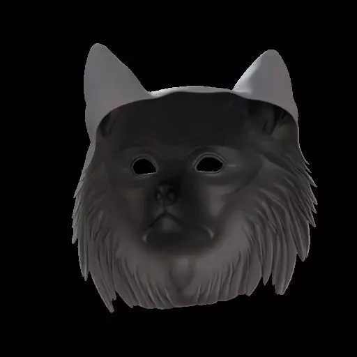 Realistic Wolf Mask 3D print model_9