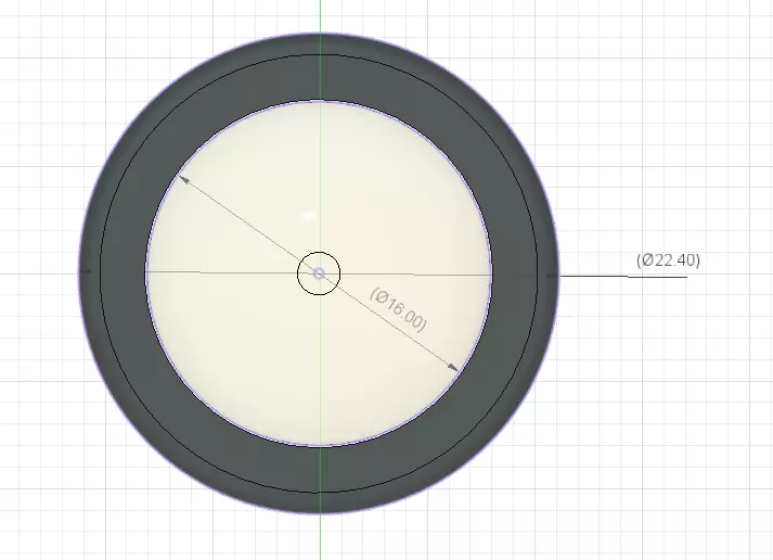 LED Pilot Light Small for 5mm 3D print model