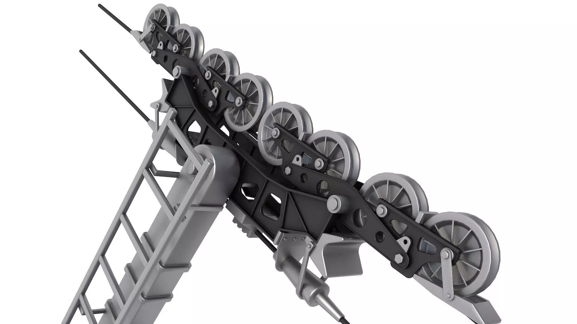 Cableway Cabin  3D model_1