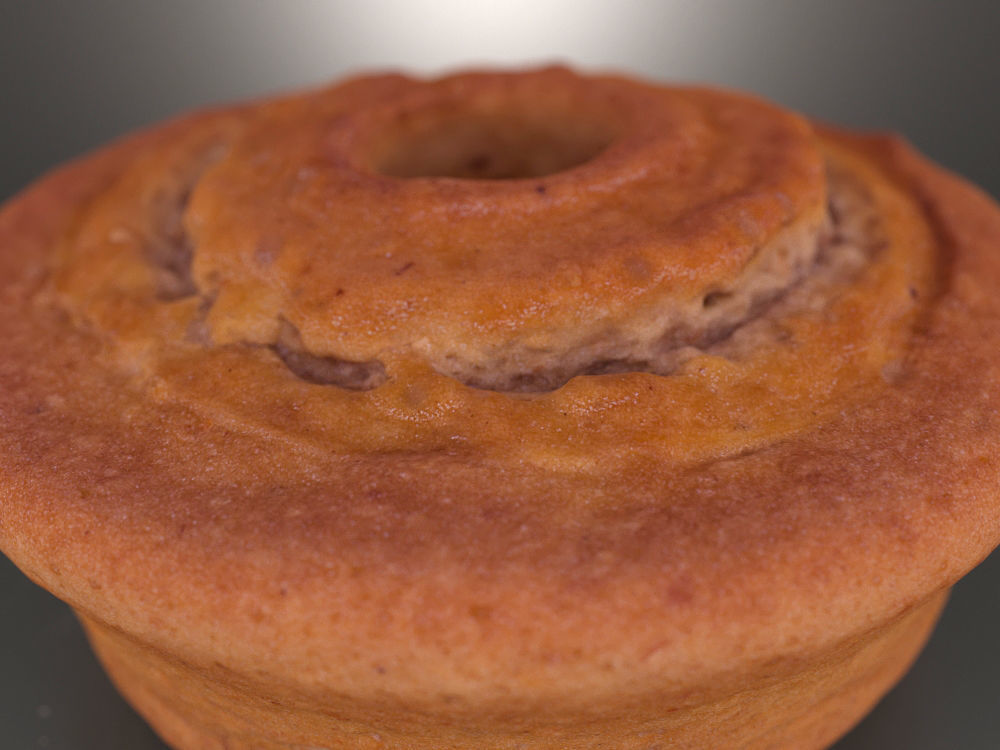 Cake - Walnut 3D model_3