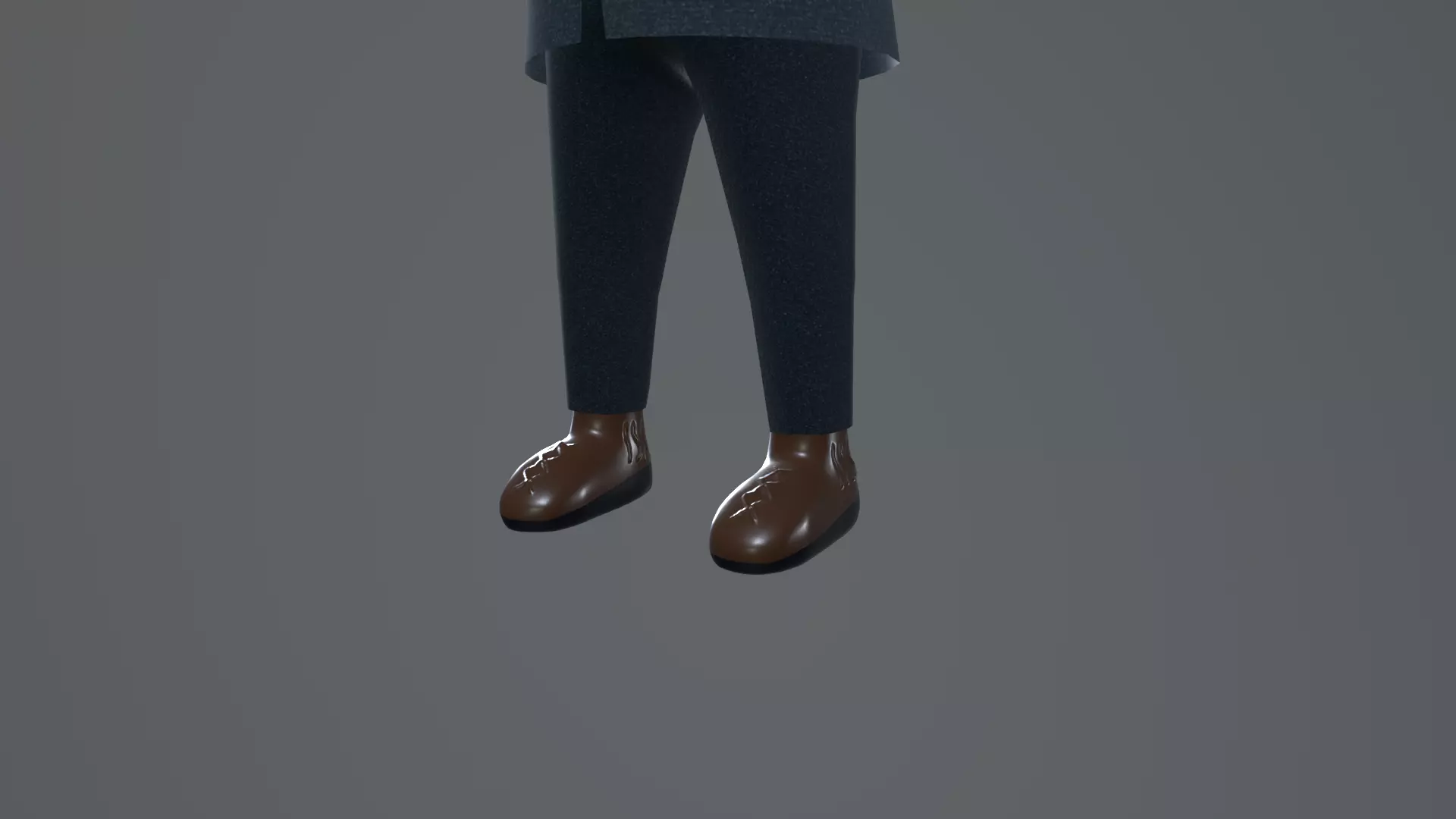 Halloween character Low-poly 3D model_2