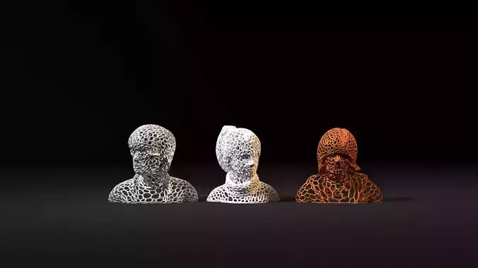 Harry Potter Ron Weasley Hermione Granger 3D print model