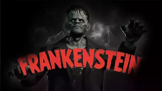 Frankenstein  monster   Low-poly 3D model