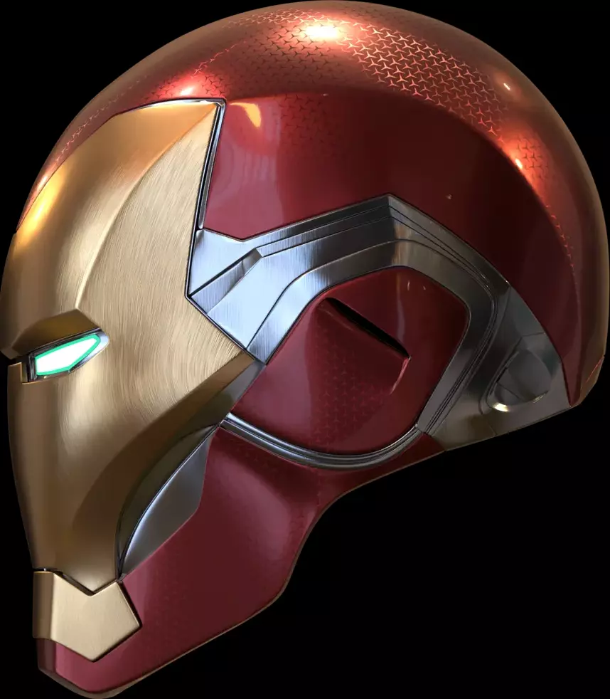 Iron Man MK85 High-Detail 3D CAD Model STEP IGES OBJ FBX PBR 3D print model