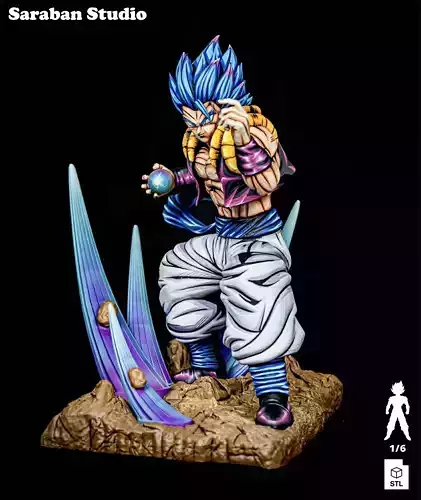 Gogeta - STL File For 3DPrinting  Saraban Studio