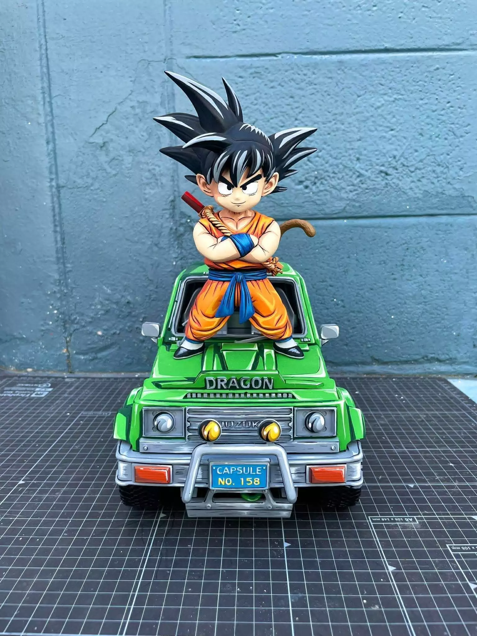 Goku Car Cover Book - STL File For 3DPrinting Saraban Studio 3D print model