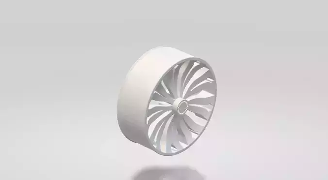 Realistic 3D Car Rim  Wheel Model  High Quality PBR Game  Render