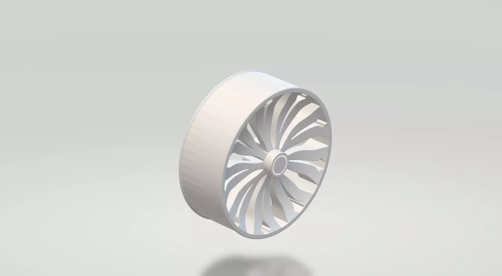 Realistic 3D Car Rim Wheel Model High Quality PBR Game Render 3D model