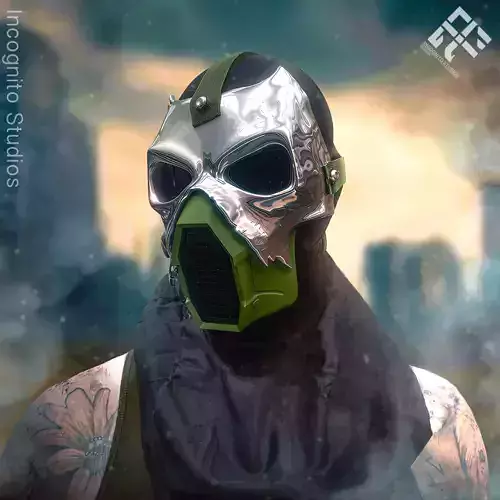 MACE MASK COSPLAY - GHOST DESIGN 3D print model