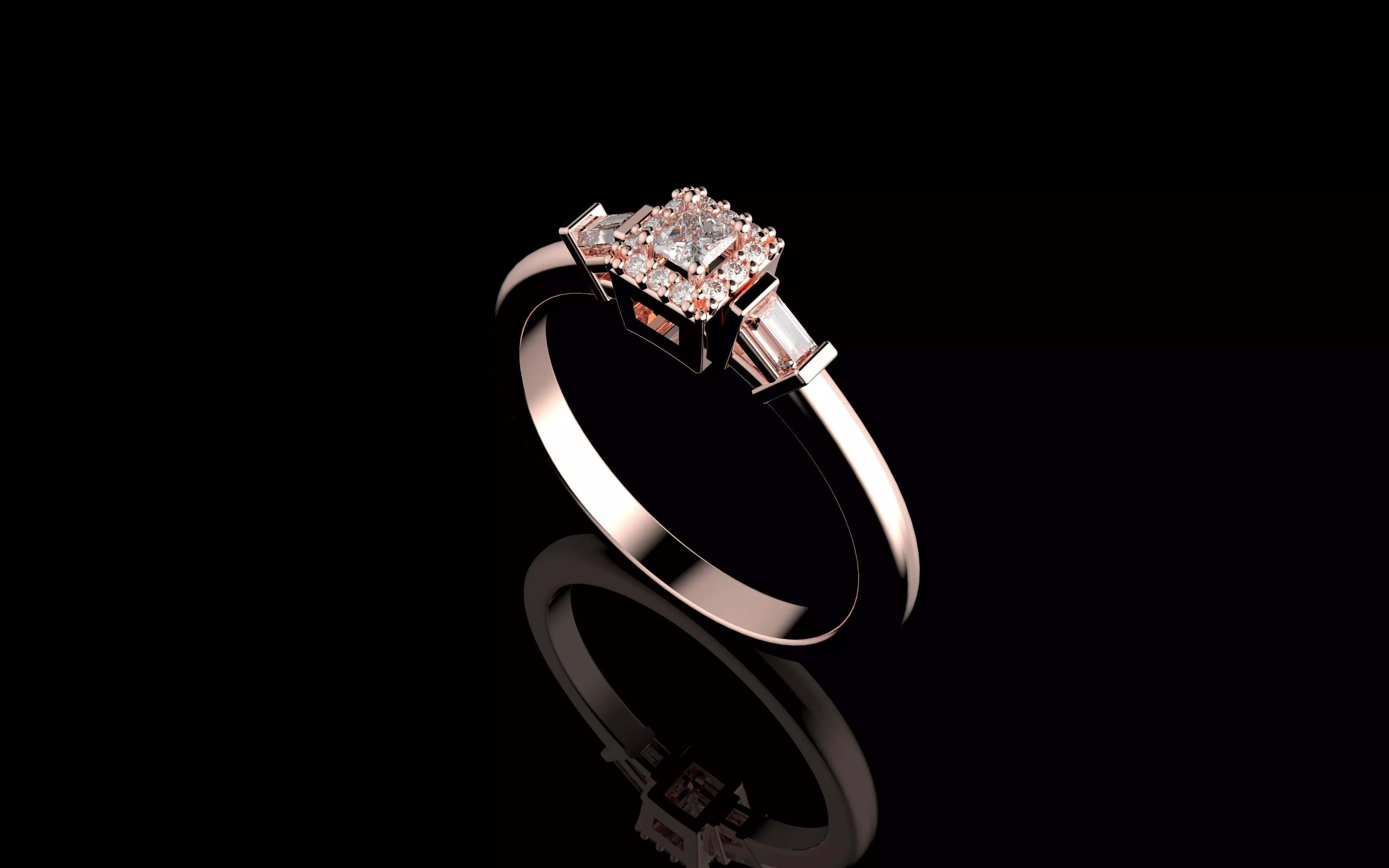 Gold N1499 3D print model_4