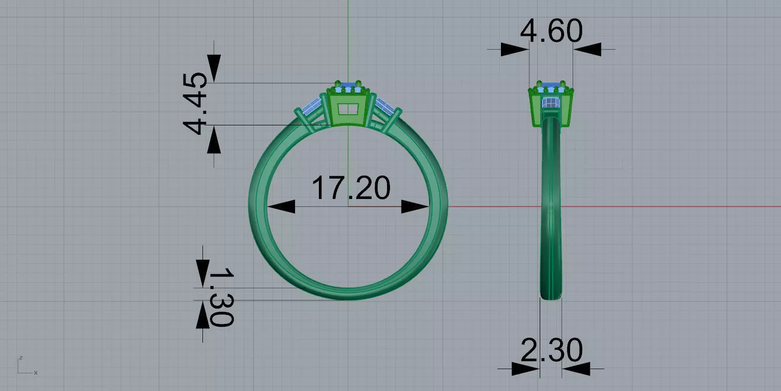 Gold N1499 3D print model_6