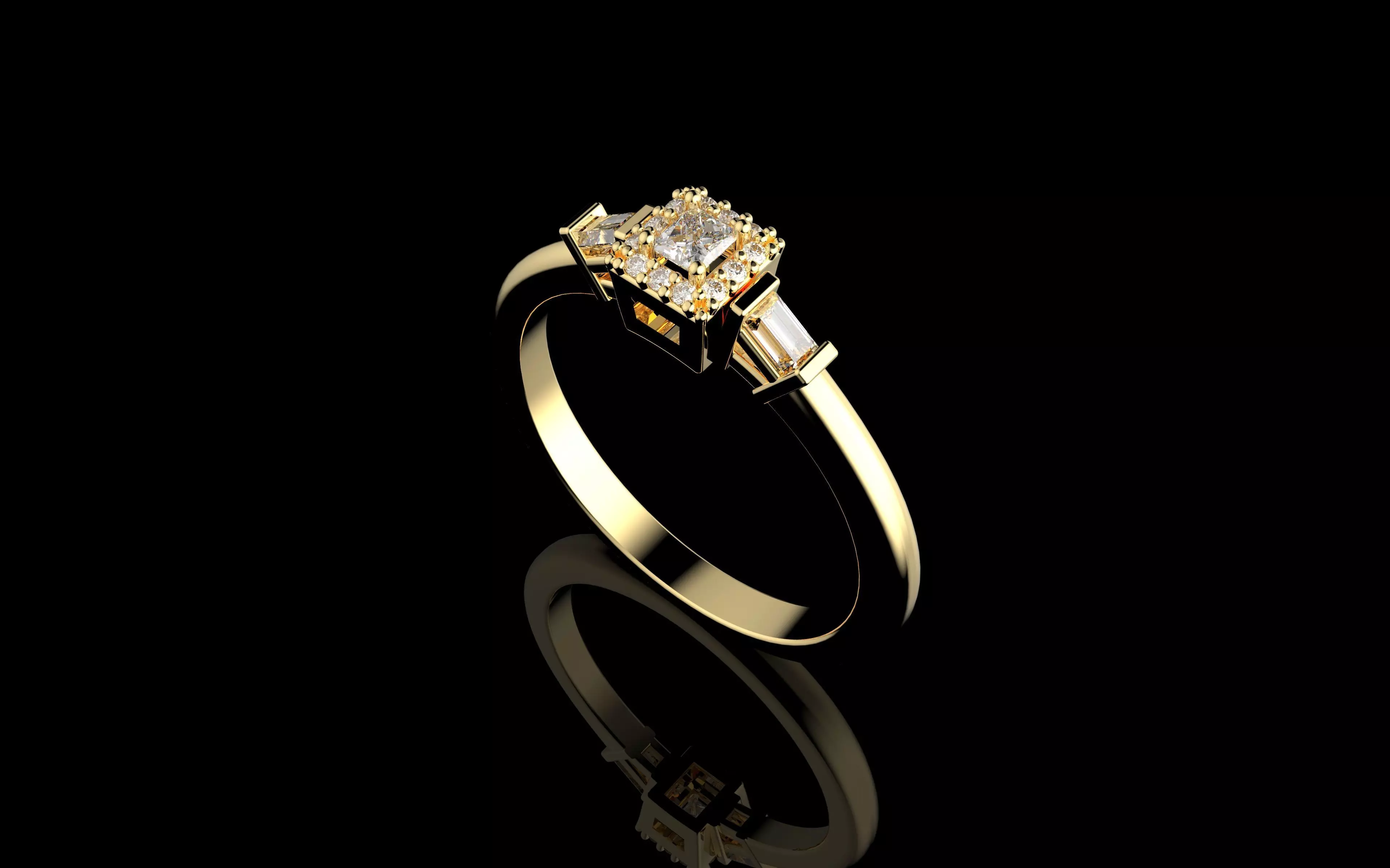 Gold N1499 3D print model_5