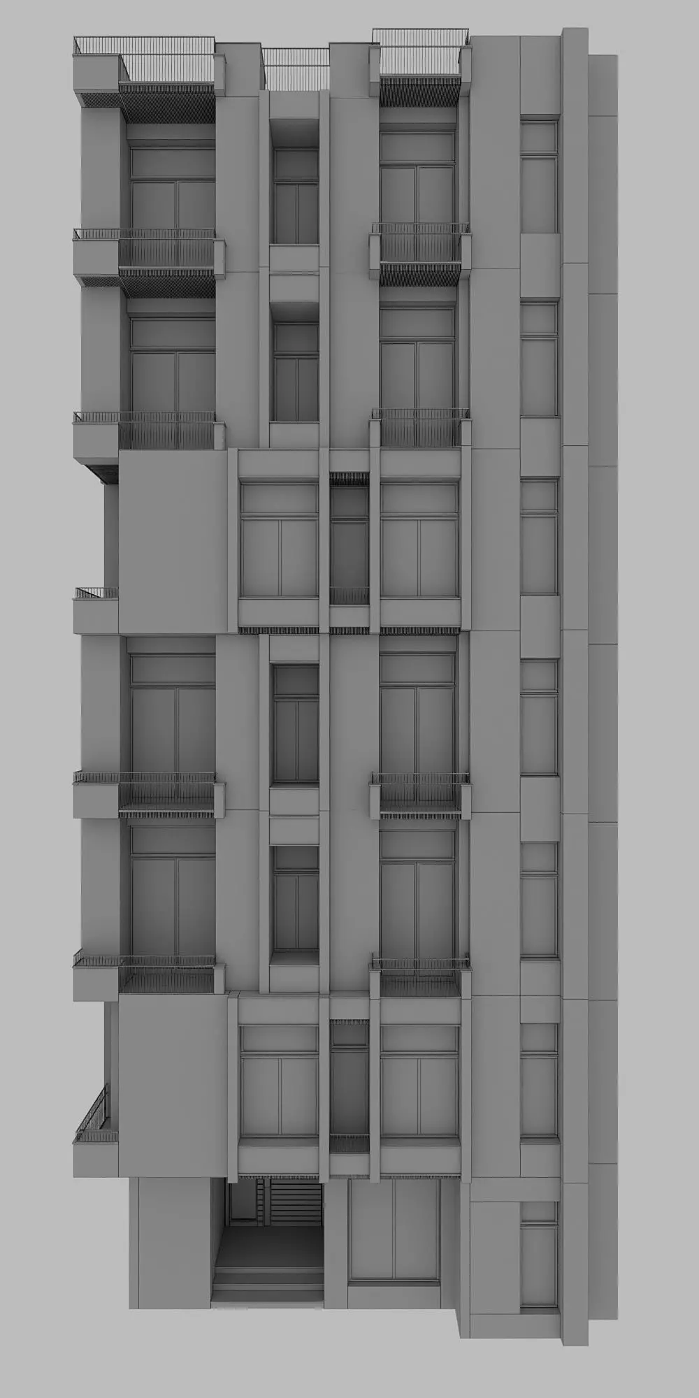 RESIDENTIAL BUILDING NO147 A 3D model_11