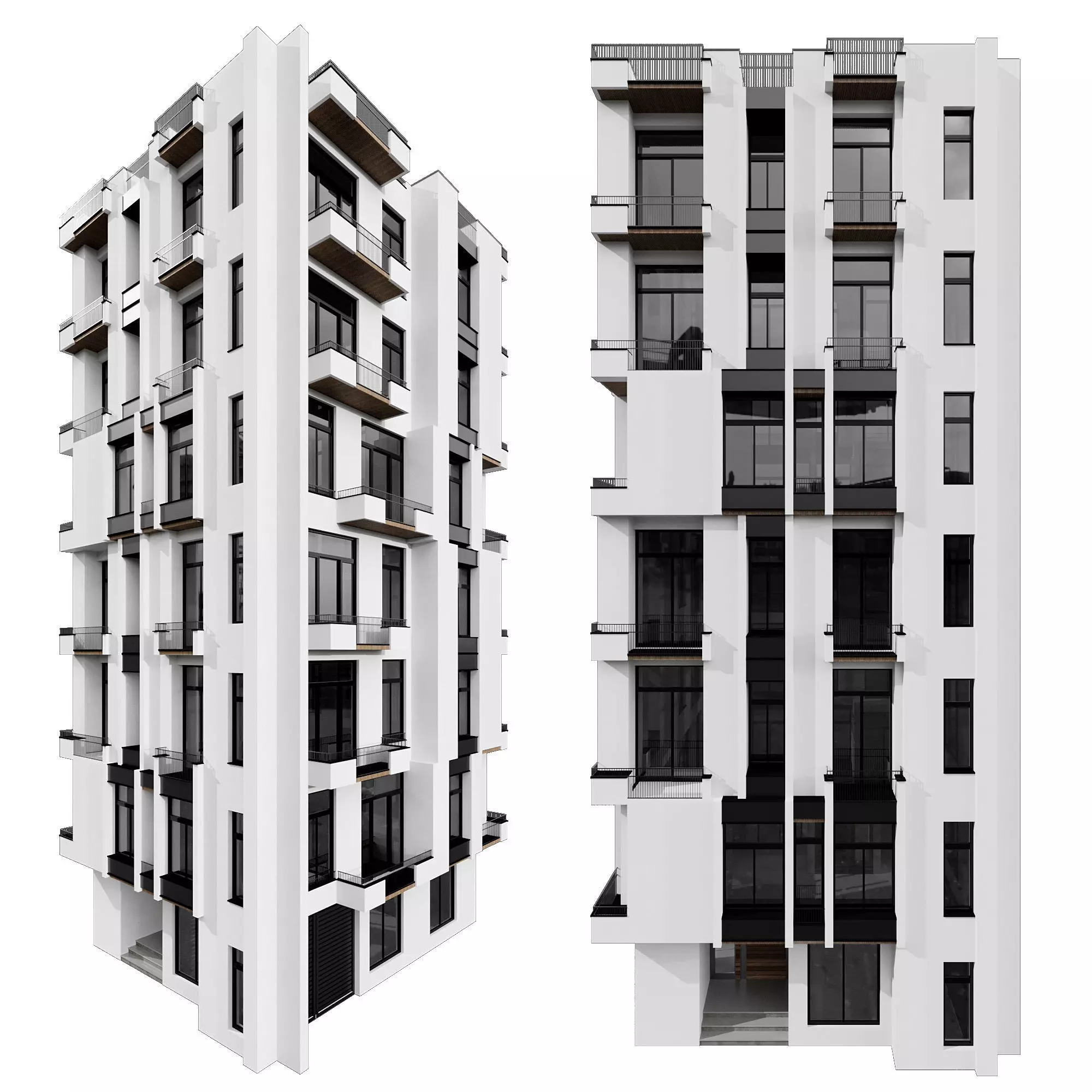 RESIDENTIAL BUILDING NO147 A 3D model_0