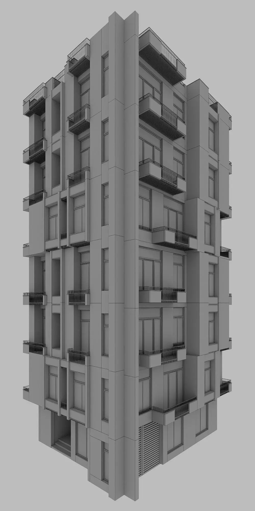 RESIDENTIAL BUILDING NO147 A 3D model_10