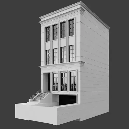 RESIDENTIAL BUILDING NO145 A 3D model 4